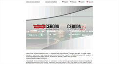 Desktop Screenshot of cebora.it
