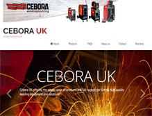 Tablet Screenshot of cebora.co.uk